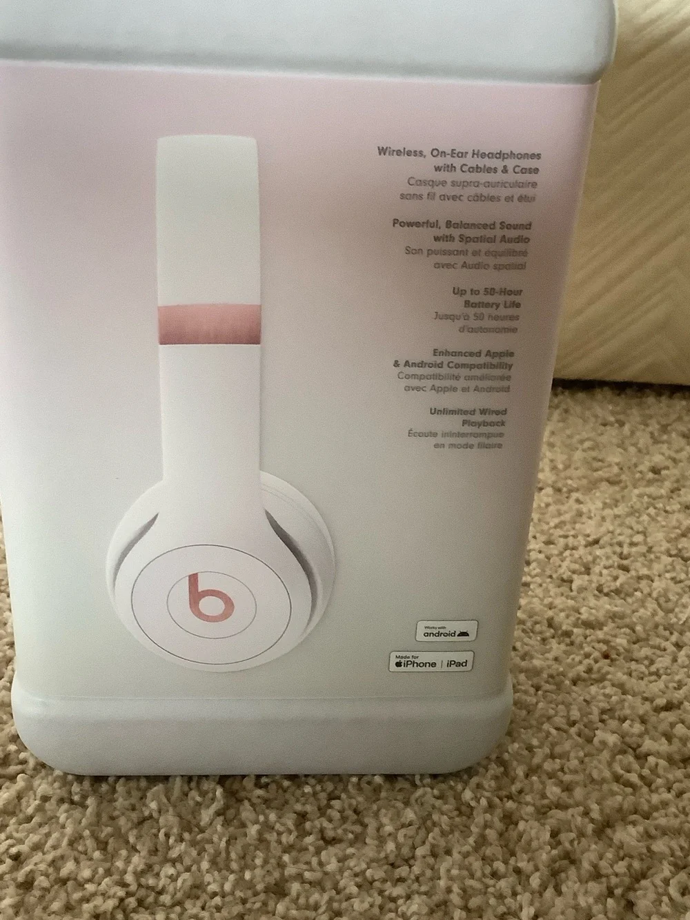 Beats by Dre Solo 4 White Headphones